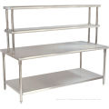 Kitchen Yx-h30-2 Stainless Steel Catering Equipment / Work Table With Top Rack